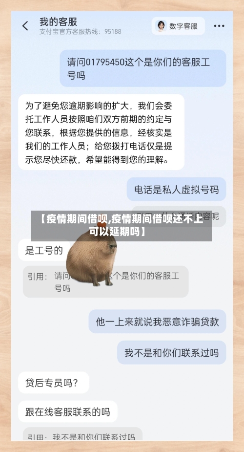 【疫情期间借呗,疫情期间借呗还不上可以延期吗】-第1张图片