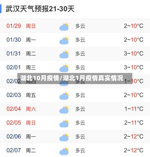 湖北10月疫情/湖北1月疫情真实情况-第1张图片