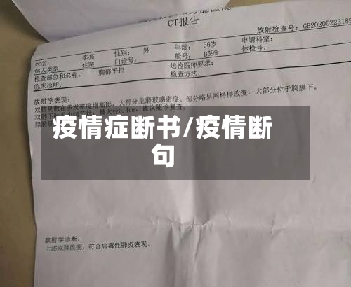疫情症断书/疫情断句-第1张图片